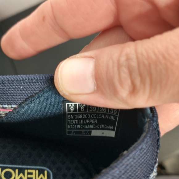 Skechers Women's Cleo Sport our Town Blue slip on shoes, size 9 - Picture 8 of 8